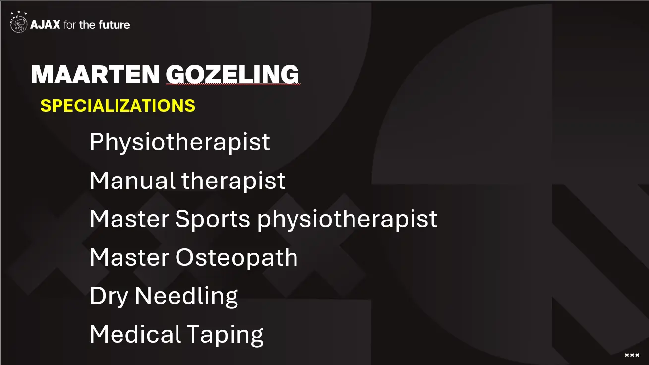 Ajax Physiotherapy Department