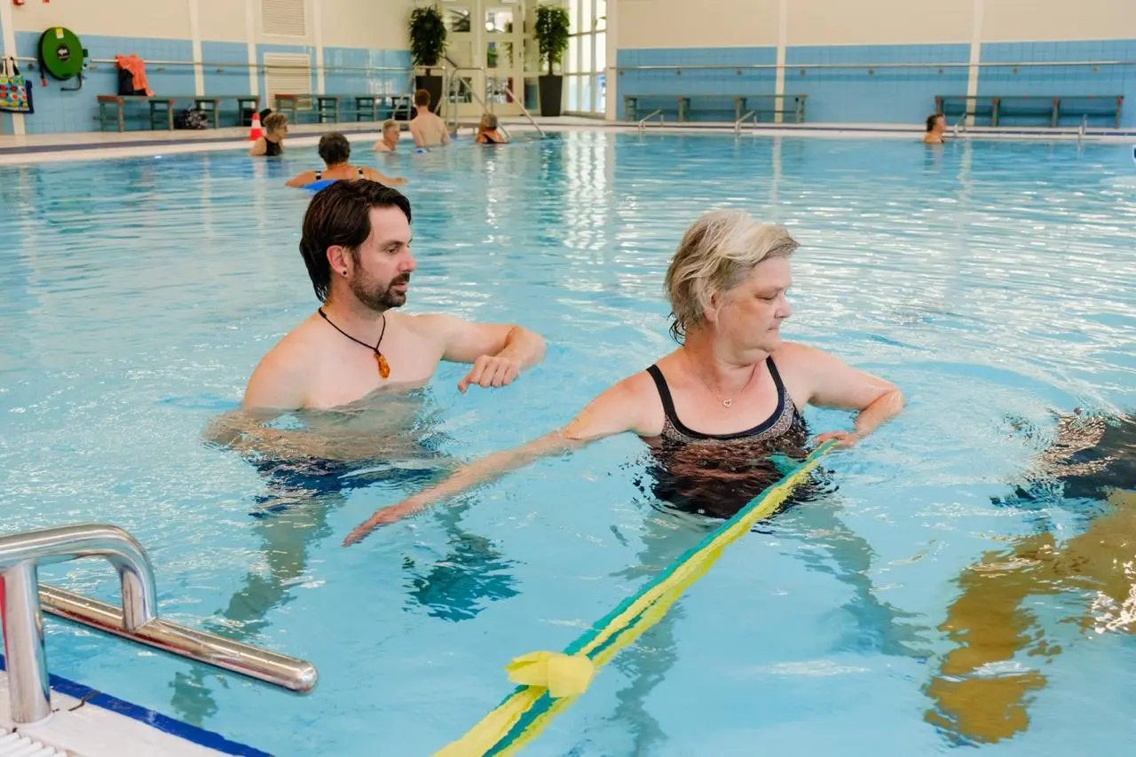 Hydrotherapie training Sander 1