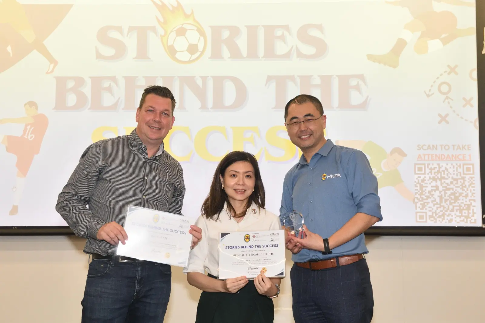 Robert and Irene and President HKPA
